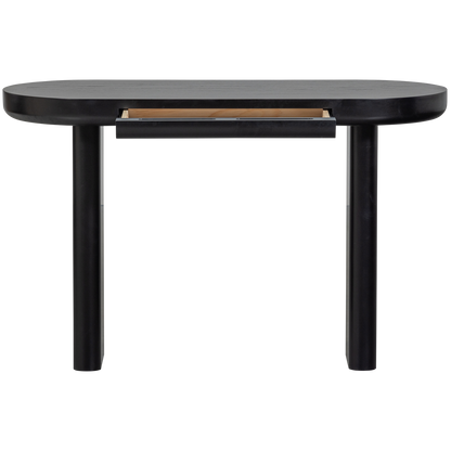 Woood Mael Bureau Sidetable Fineer Zwart - KwaliteitWonen.nl