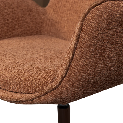 Woood Marten In Hoogte Verstelbare Fauteuil Oranje - KwaliteitWonen.nl