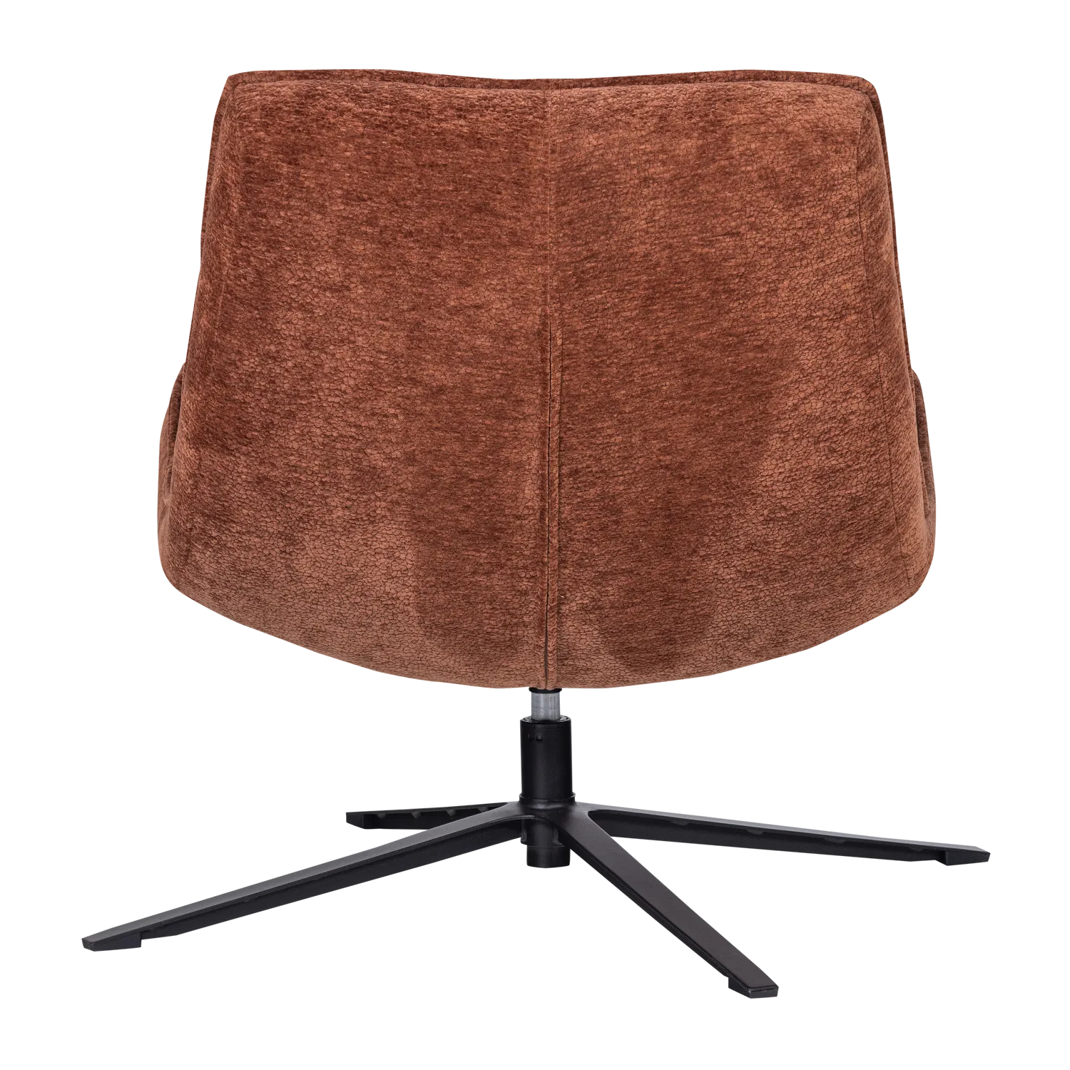 Woood Maudi Draaifauteuil Chenille Structuur Bruin - KwaliteitWonen.nl