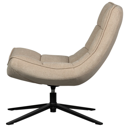 Woood Maudi Draaifauteuil Naturel - KwaliteitWonen.nl