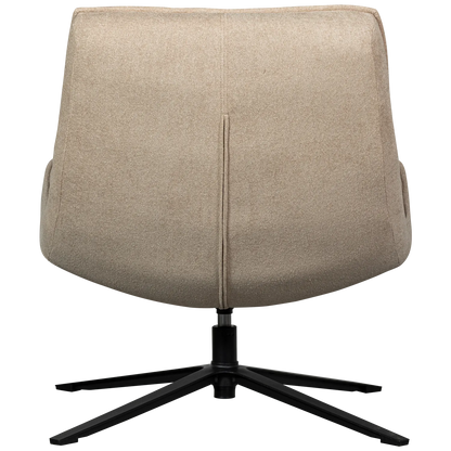 Woood Maudi Draaifauteuil Naturel - KwaliteitWonen.nl