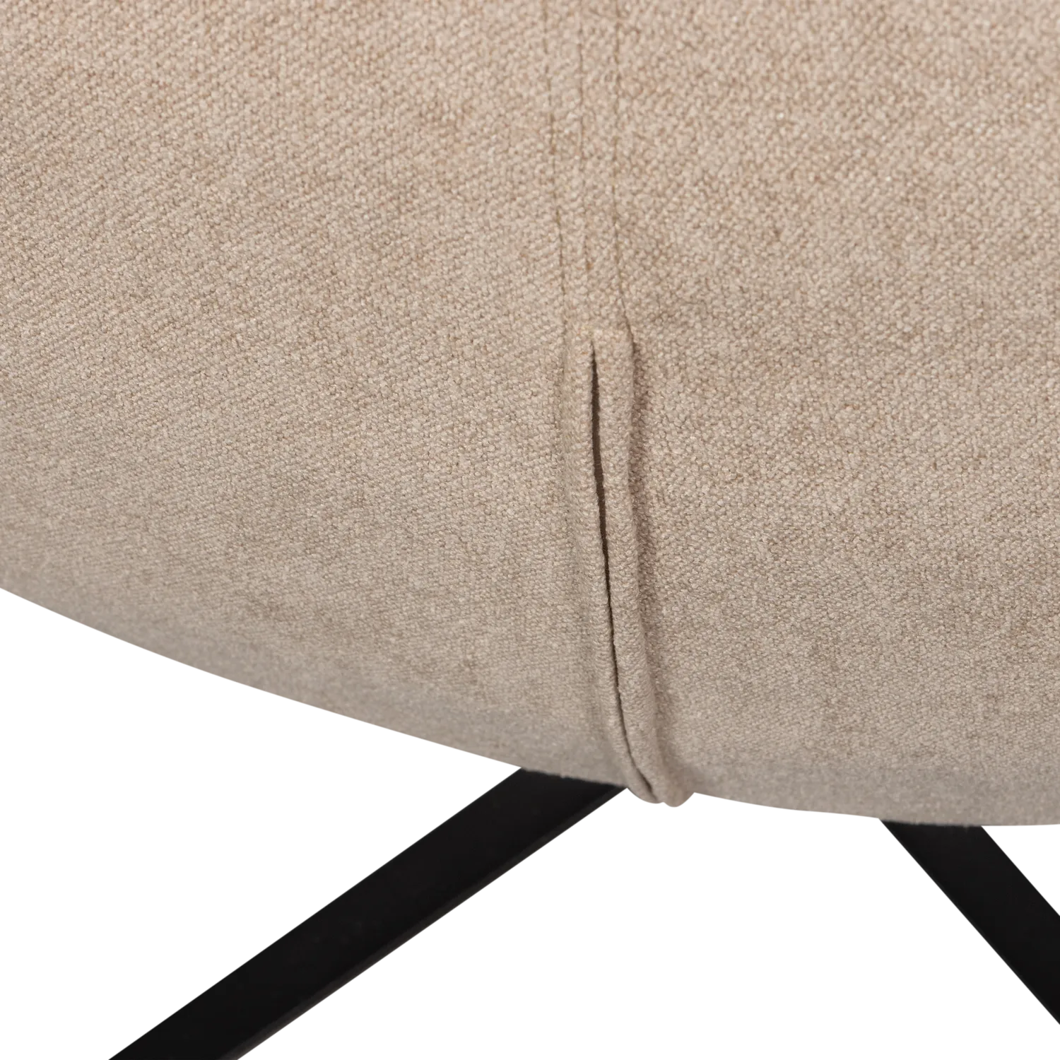 Woood Maudi Draaifauteuil Naturel - KwaliteitWonen.nl