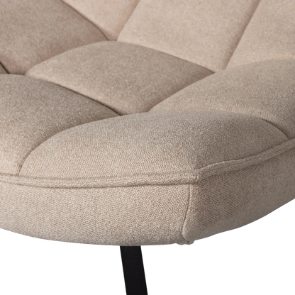 Woood Maudi Draaifauteuil Naturel - KwaliteitWonen.nl