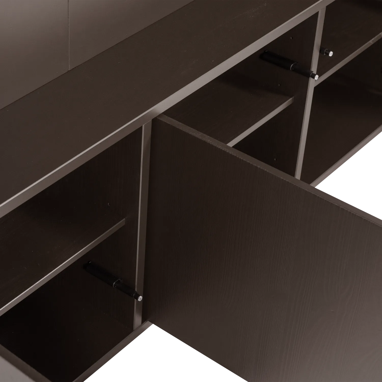 Woood Meggy Tv Opbergkast 160 Cm Grenen Middenbruin [Fsc] - KwaliteitWonen.nl