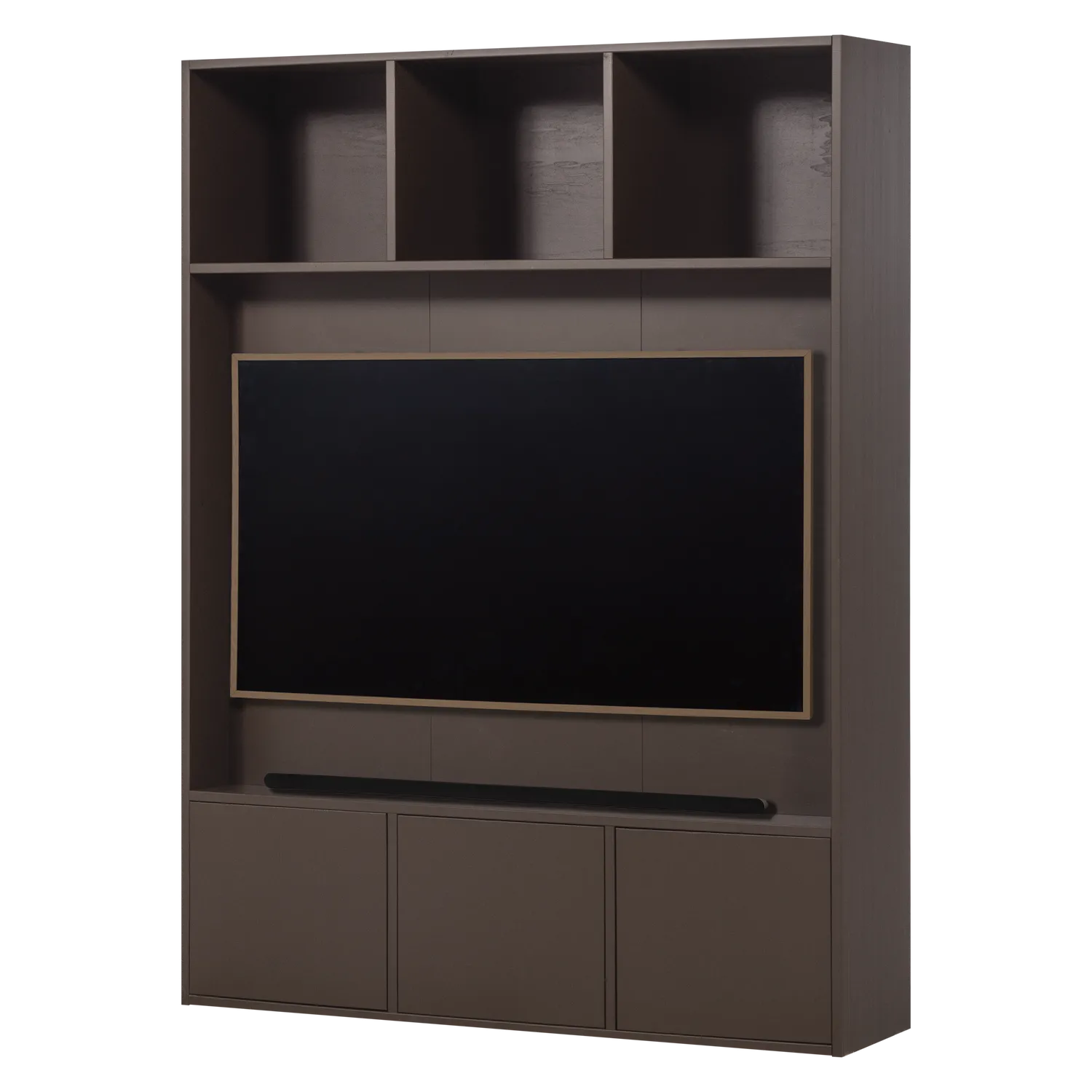 Woood Meggy Tv Opbergkast 160 Cm Grenen Middenbruin [Fsc] - KwaliteitWonen.nl