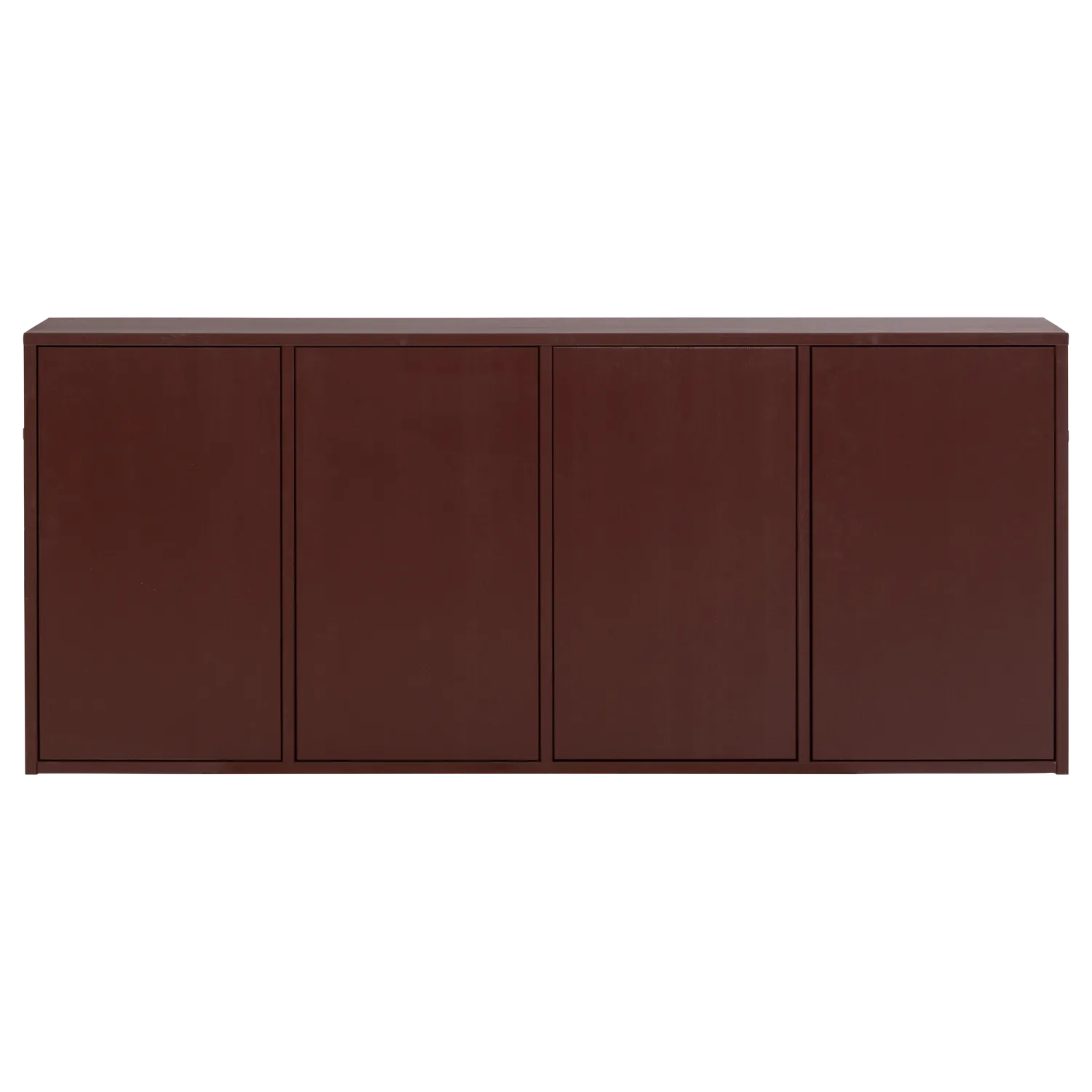Woood Merel Dressoir Grenen Bordeauxrood [Fsc] - KwaliteitWonen.nl