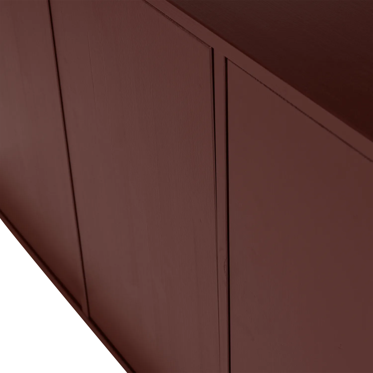 Woood Merel Dressoir Grenen Bordeauxrood [Fsc] - KwaliteitWonen.nl