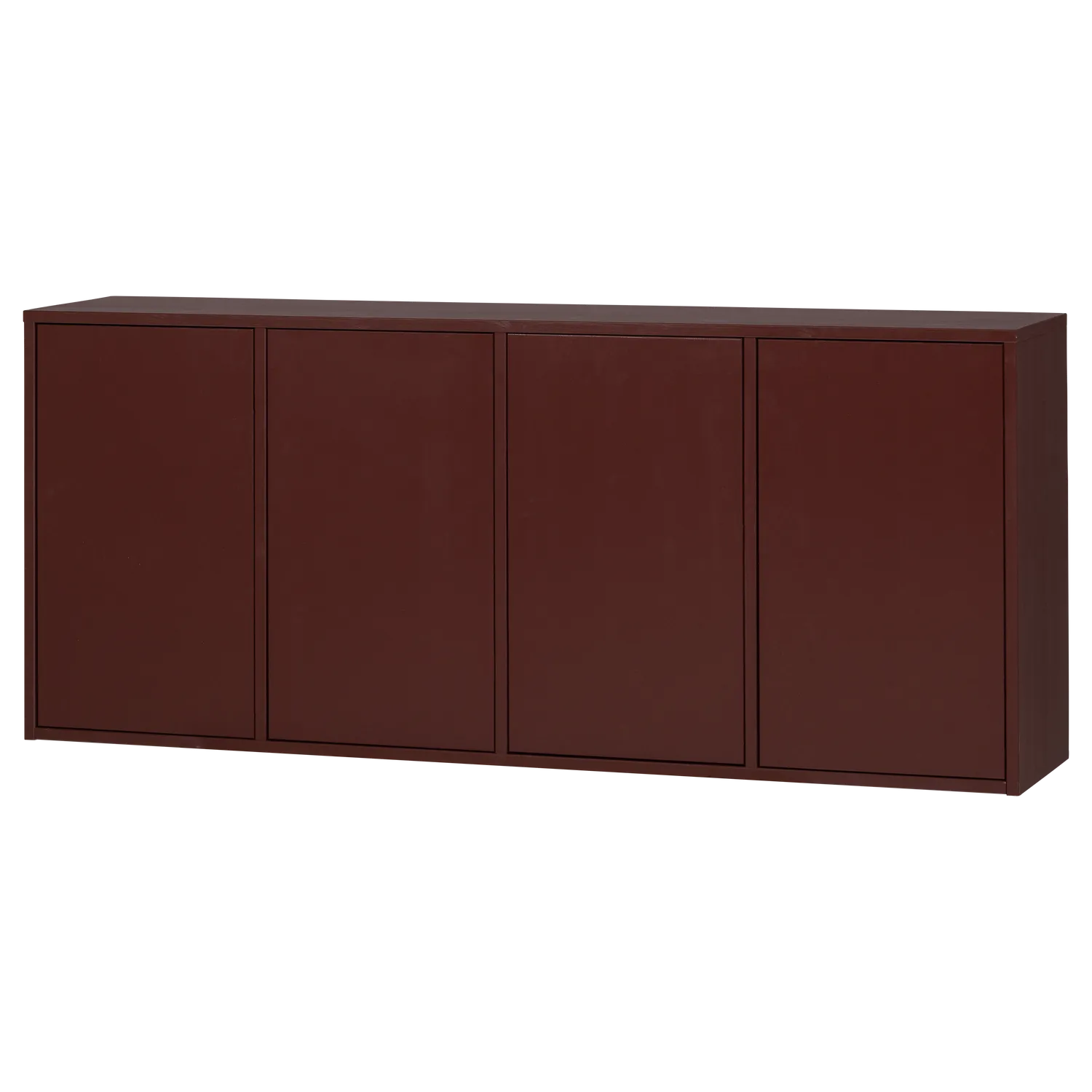 Woood Merel Dressoir Grenen Bordeauxrood [Fsc] - KwaliteitWonen.nl