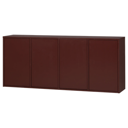 Woood Merel Dressoir Grenen Bordeauxrood [Fsc] - KwaliteitWonen.nl