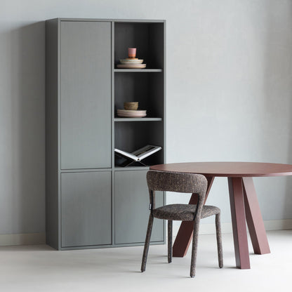 Woood Merel Wandkast Grenen Warmgrijs [Fsc] - KwaliteitWonen.nl