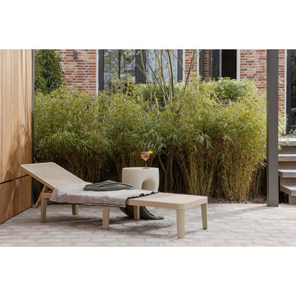 Woood Mica Tuin Bijzettafel Polymeer Naturel - KwaliteitWonen.nl