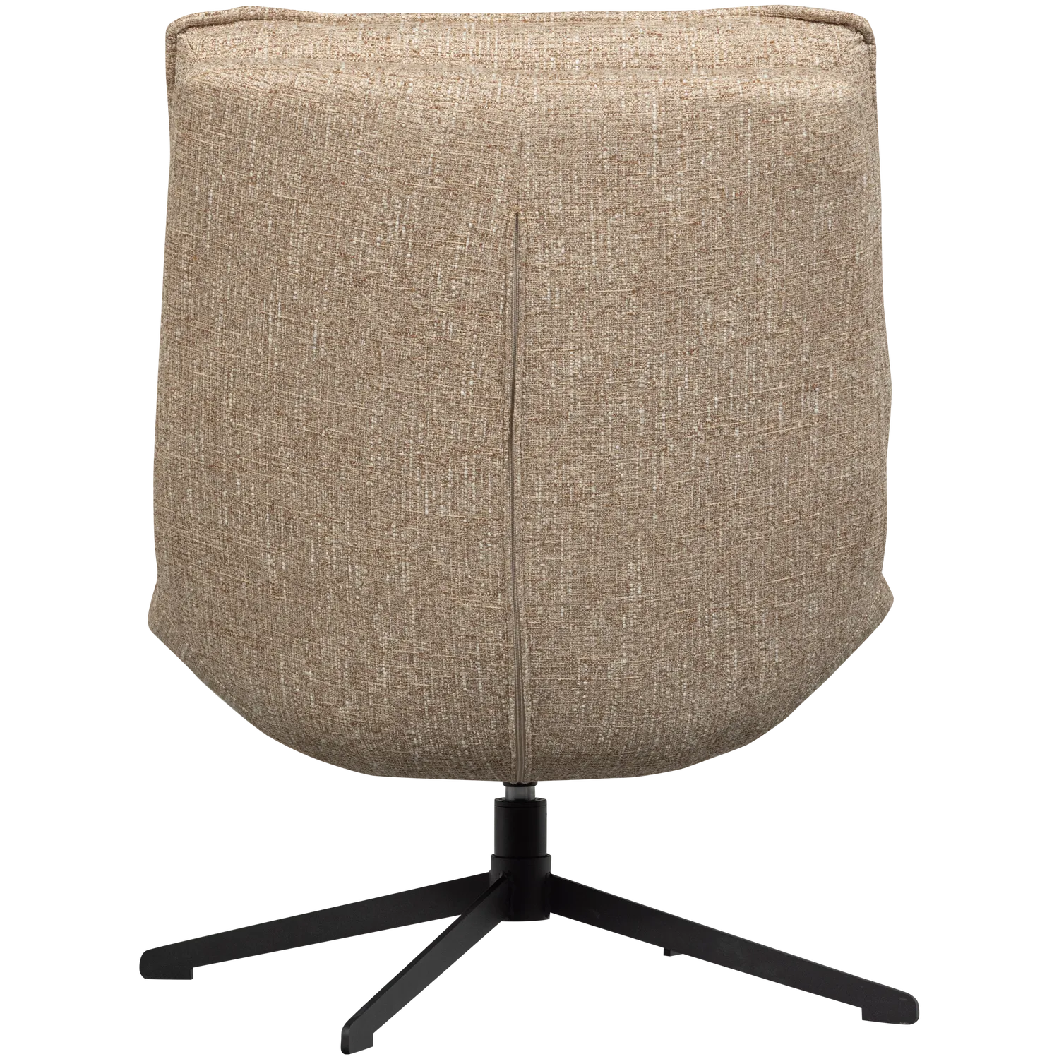 Woood Milaro Draaifauteuil Naturel Melange - KwaliteitWonen.nl