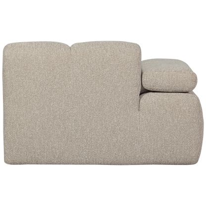 Woood Mojo 1 Zits Element Arm Links Boucle Beige Melange - KwaliteitWonen.nl