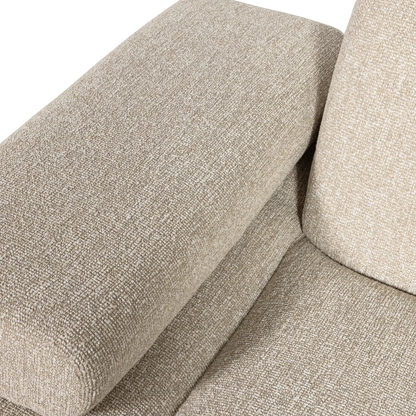 Woood Mojo 1 Zits Element Arm Links Boucle Beige Melange - KwaliteitWonen.nl