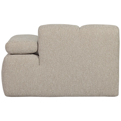 Woood Mojo 1 Zits Element Arm Rechts Boucle Beige Melange - KwaliteitWonen.nl