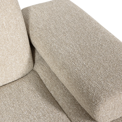 Woood Mojo 1 Zits Element Arm Rechts Boucle Beige Melange - KwaliteitWonen.nl
