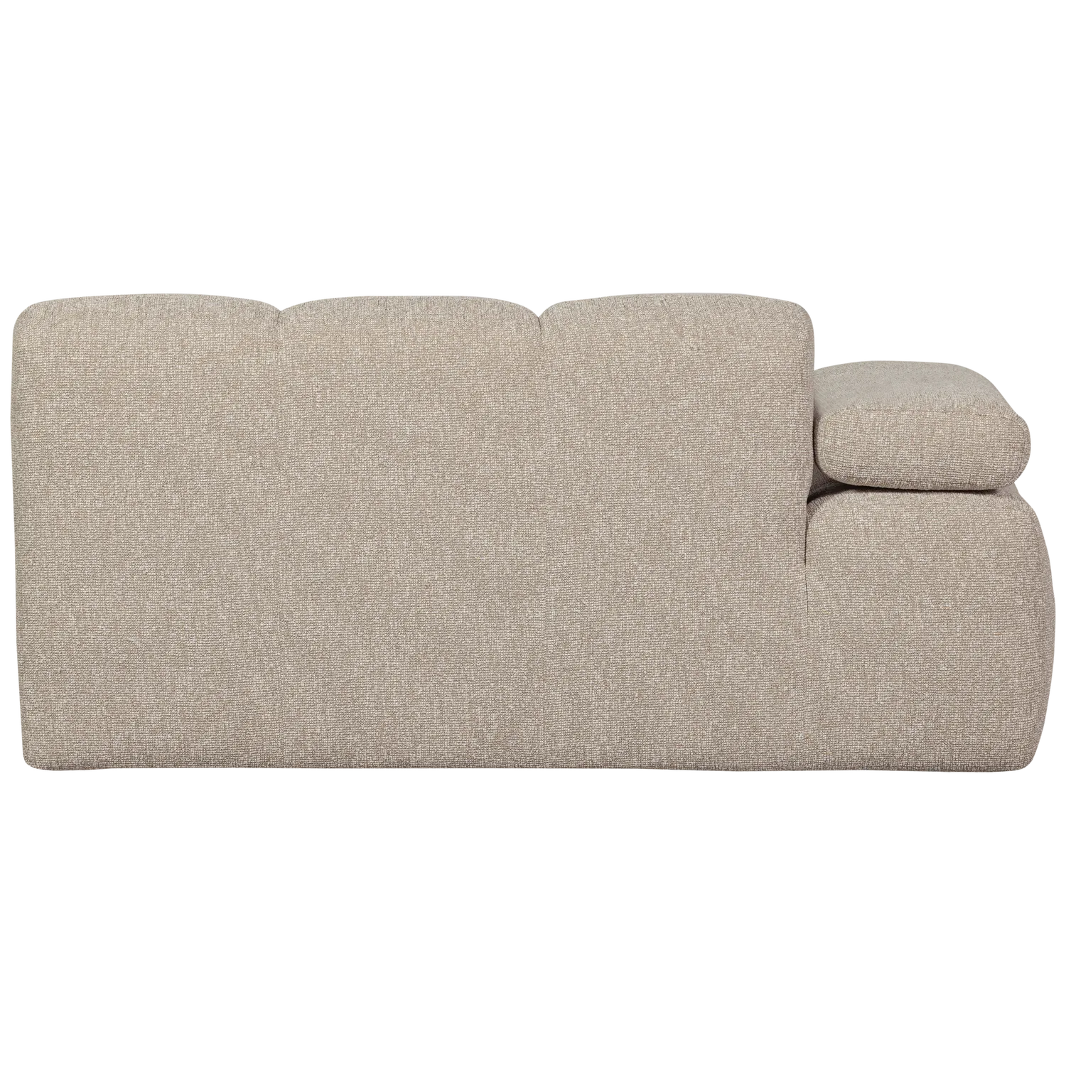 Woood Mojo 1,5 Zits Element Arm Links Boucle Beige Melange - KwaliteitWonen.nl