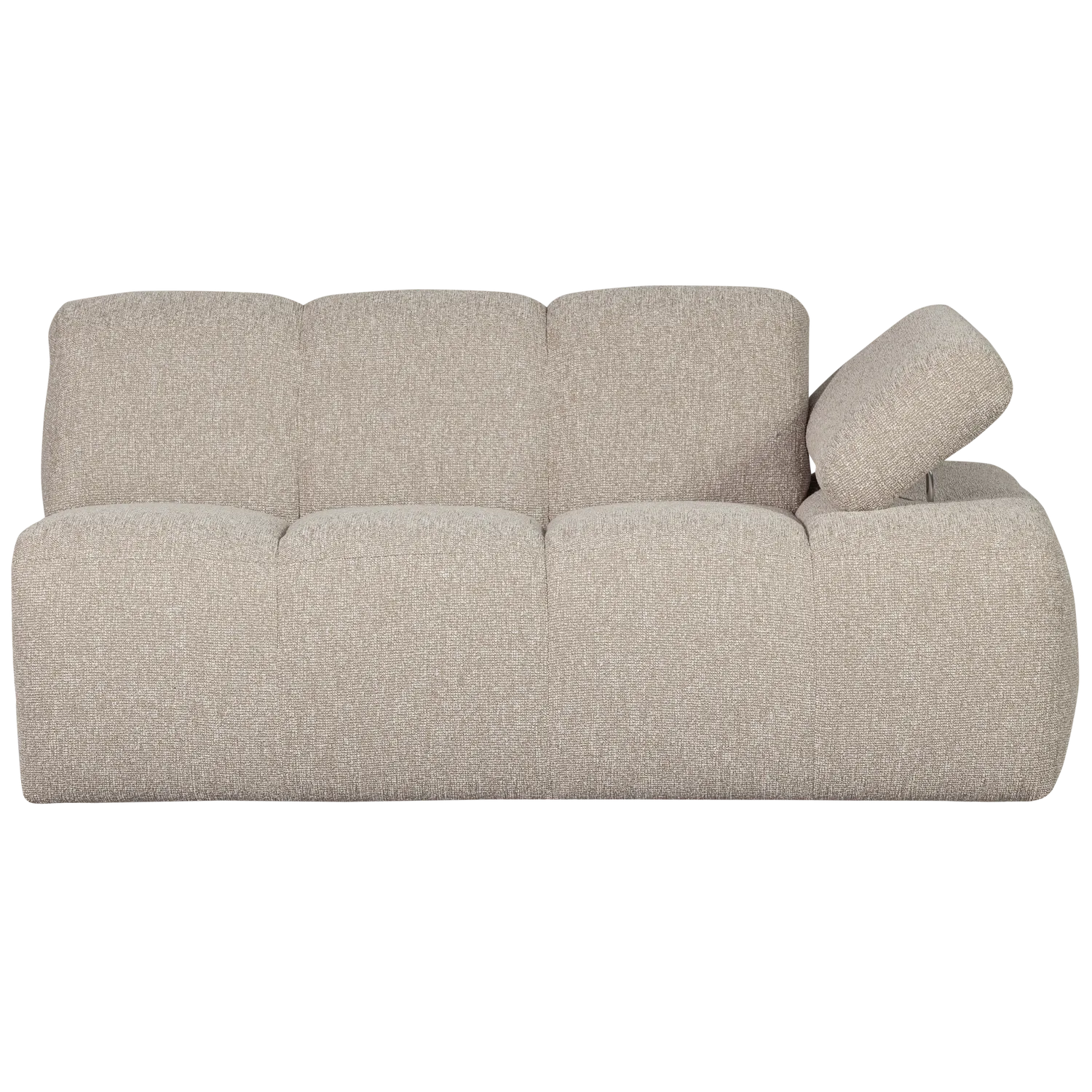 Woood Mojo 1,5 Zits Element Arm Rechts Boucle Beige Melange - KwaliteitWonen.nl