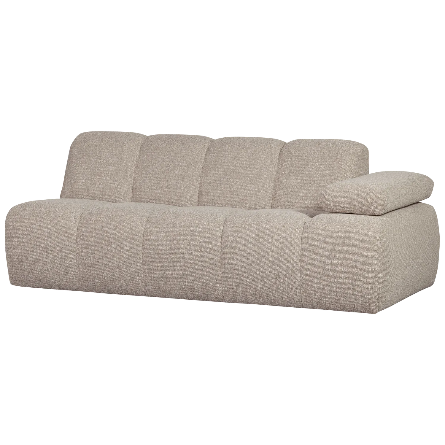 Woood Mojo 2 Zits Element Arm Rechts Boucle Beige Melange - KwaliteitWonen.nl