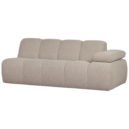Woood Mojo 2 Zits Element Arm Rechts Boucle Beige Melange - KwaliteitWonen.nl