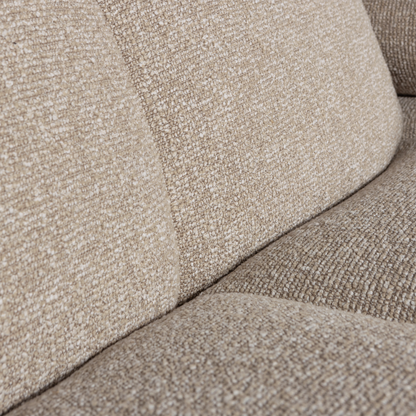 Woood Mojo Chaise Longue Bank Links Boucle Beige Melange - KwaliteitWonen.nl