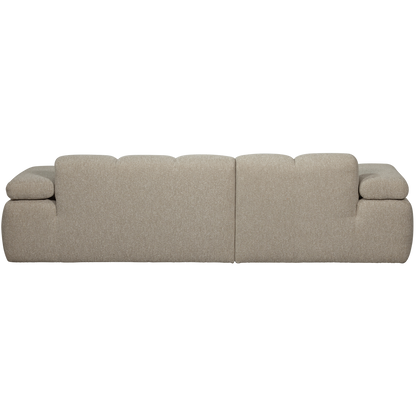 Woood Mojo Chaise Longue Bank Links Boucle Beige Melange - KwaliteitWonen.nl