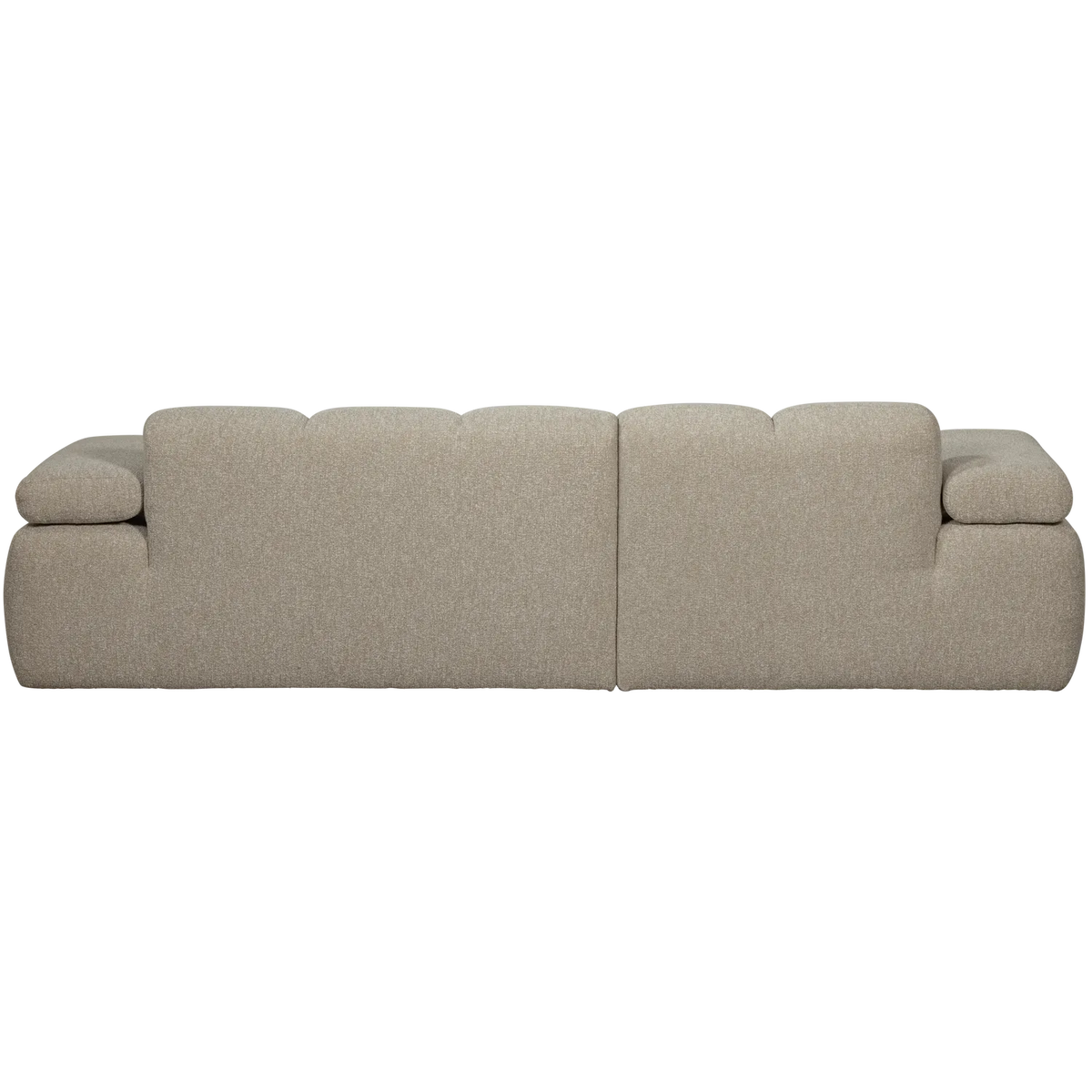 Woood Mojo Chaise Longue Bank Links Boucle Beige Melange - KwaliteitWonen.nl
