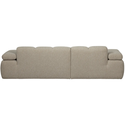 Woood Mojo Chaise Longue Bank Links Boucle Beige Melange - KwaliteitWonen.nl