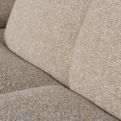 Woood Mojo Chaise Longue Bank Rechts Boucle Beige Melange - KwaliteitWonen.nl