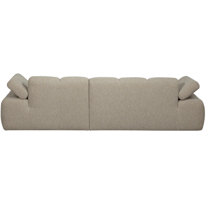 Woood Mojo Chaise Longue Bank Rechts Boucle Beige Melange - KwaliteitWonen.nl