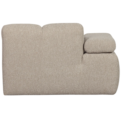 Woood Mojo Chaise Longue Element Links Boucle Beige Melange - KwaliteitWonen.nl