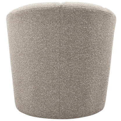 Woood Mojo Draaifauteuil Boucle Beige Melange - KwaliteitWonen.nl