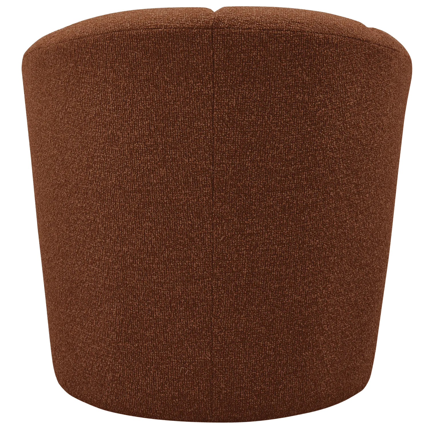 Woood Mojo Draaifauteuil Boucle Roestbruin Melange - KwaliteitWonen.nl