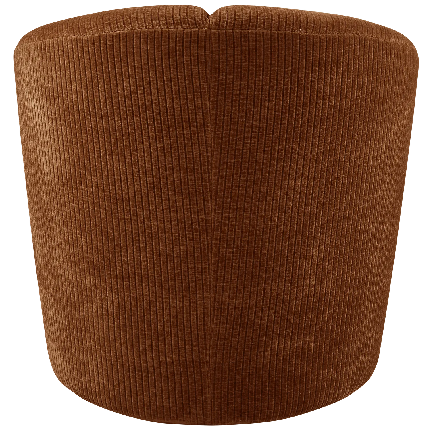 Woood Mojo Draaifauteuil Ribstof Roestbruin - KwaliteitWonen.nl