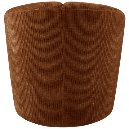 Woood Mojo Draaifauteuil Ribstof Roestbruin - KwaliteitWonen.nl