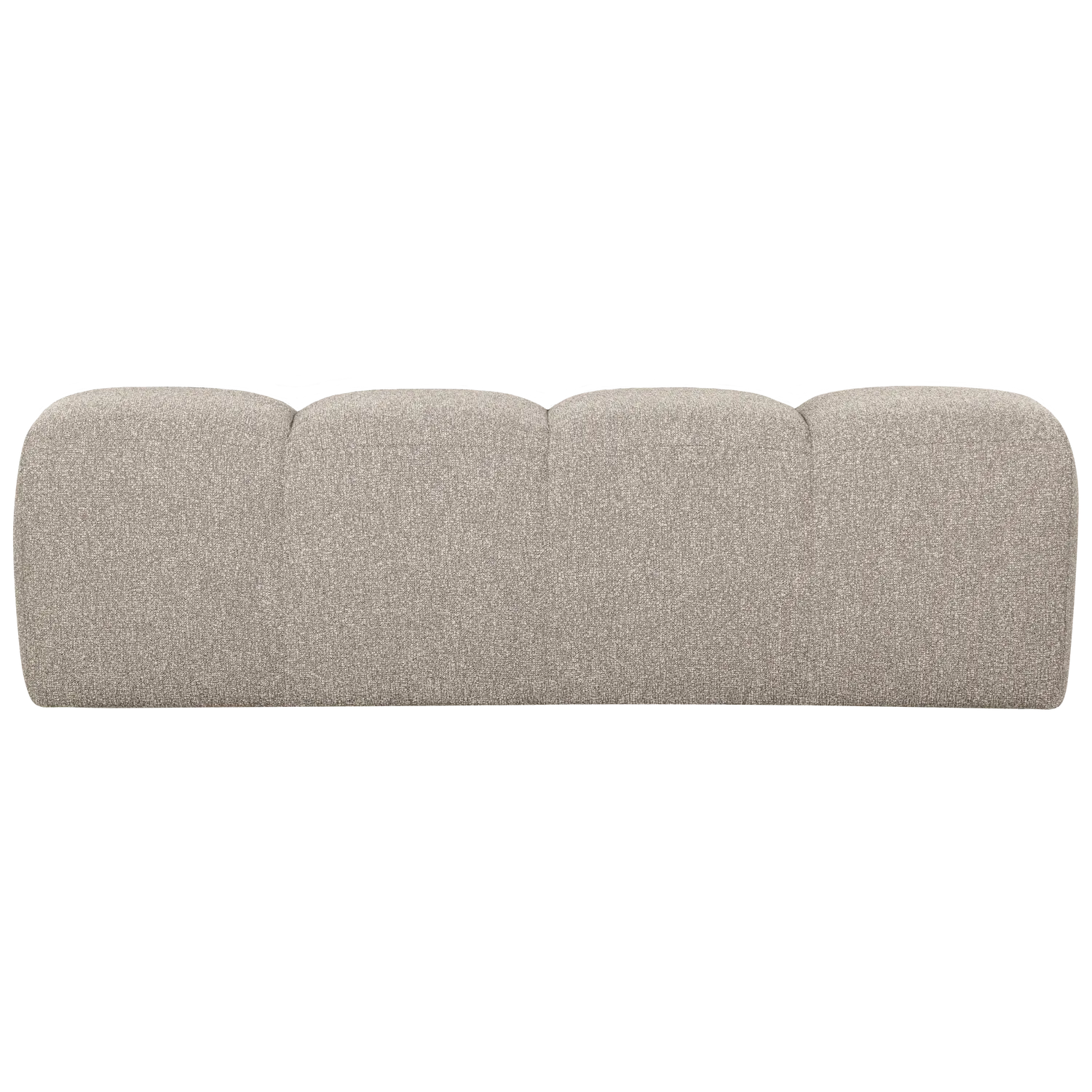 Woood Mojo Eetbank 164 Cm Boucle Beige Melange - KwaliteitWonen.nl