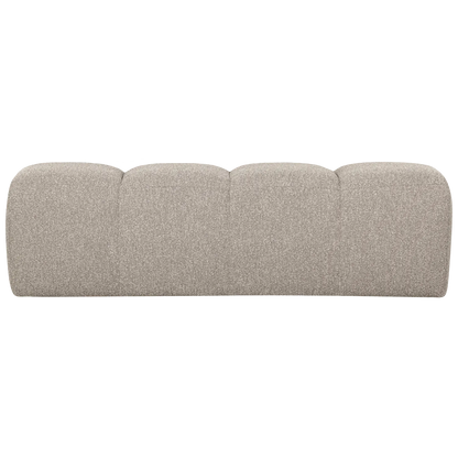 Woood Mojo Eetbank 164 Cm Boucle Beige Melange - KwaliteitWonen.nl