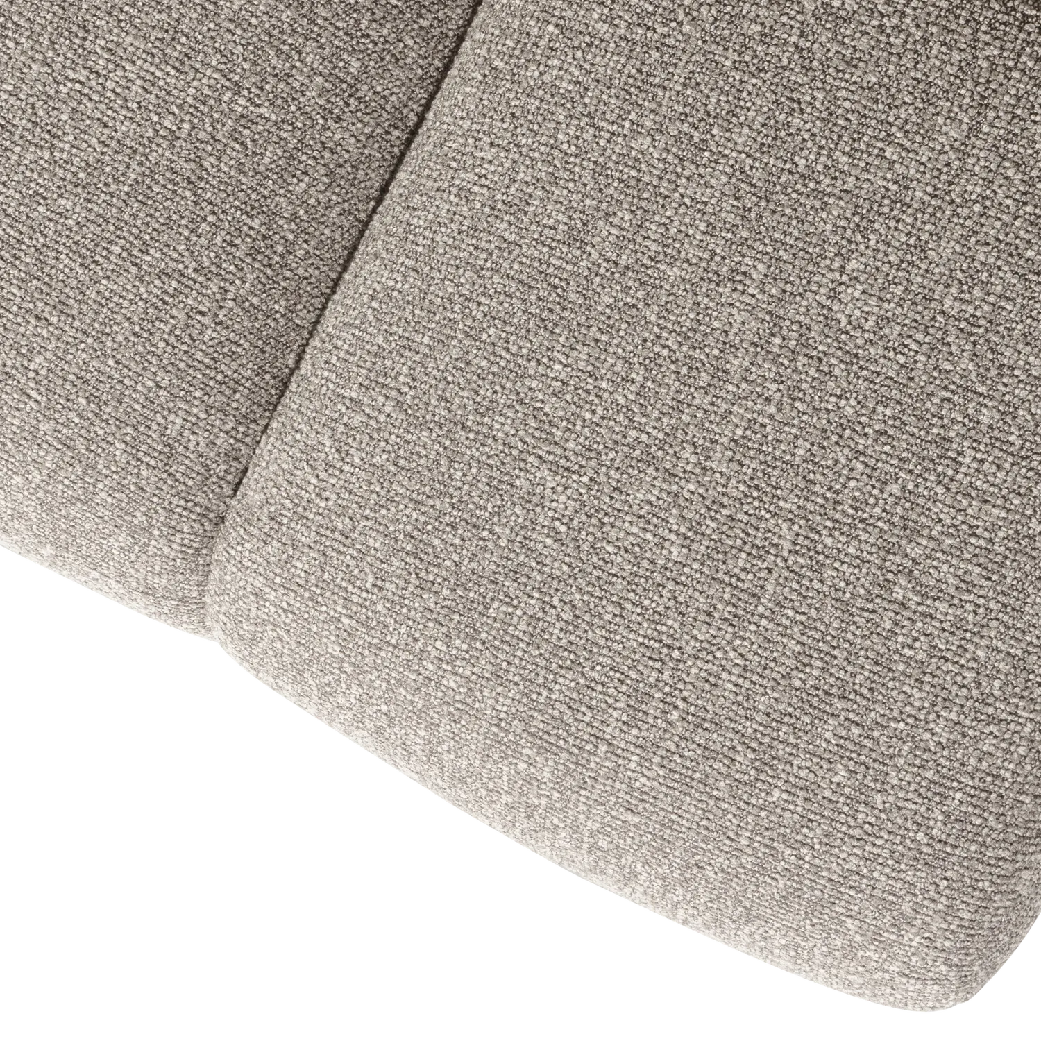 Woood Mojo Eetbank 164 Cm Boucle Beige Melange - KwaliteitWonen.nl