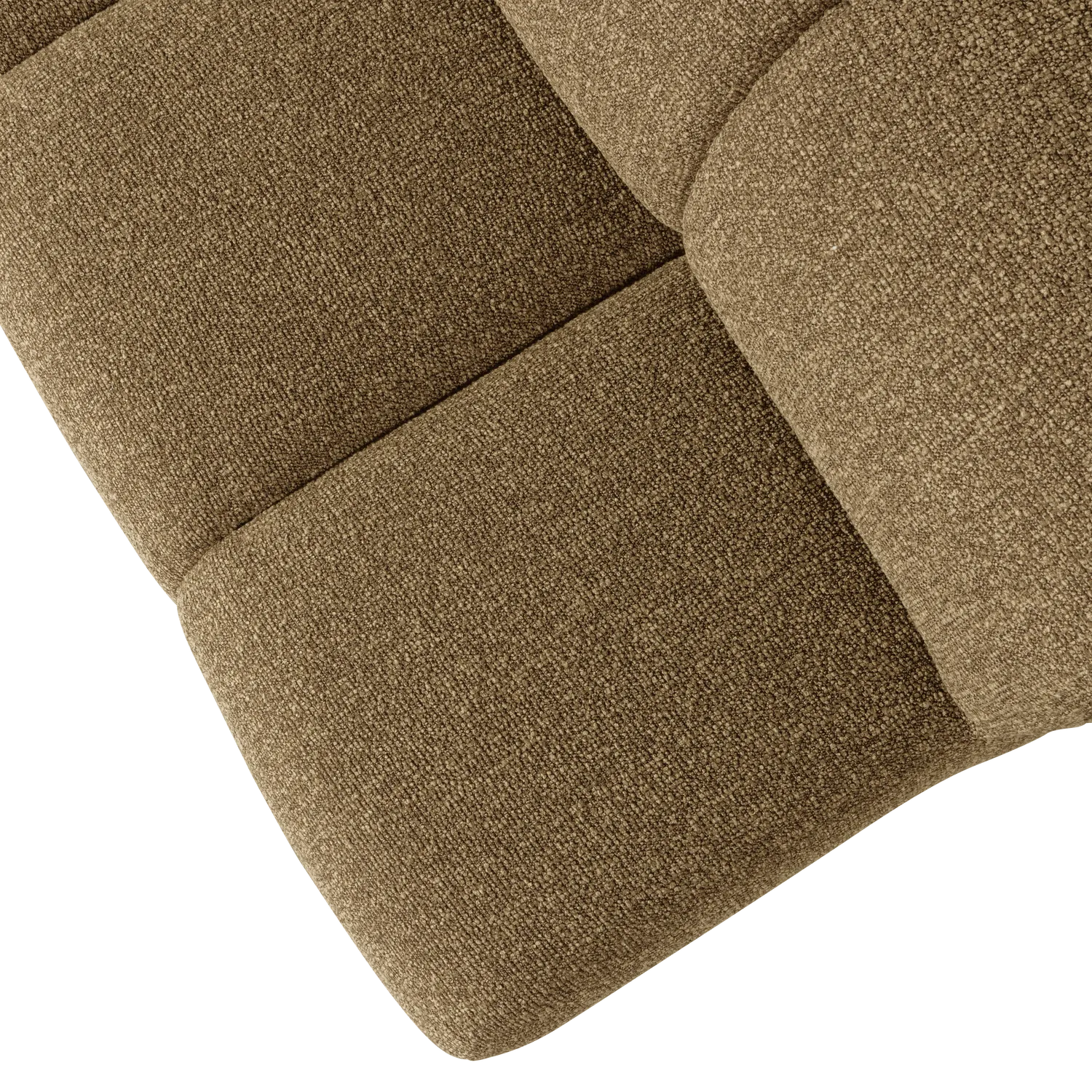 Woood Mojo Eetbank 164 Cm Rugleuning Boucle Geel/Bruin Melange - KwaliteitWonen.nl