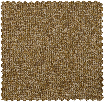 Woood Mojo Eetbank 164 Cm Rugleuning Boucle Geel/Bruin Melange - KwaliteitWonen.nl
