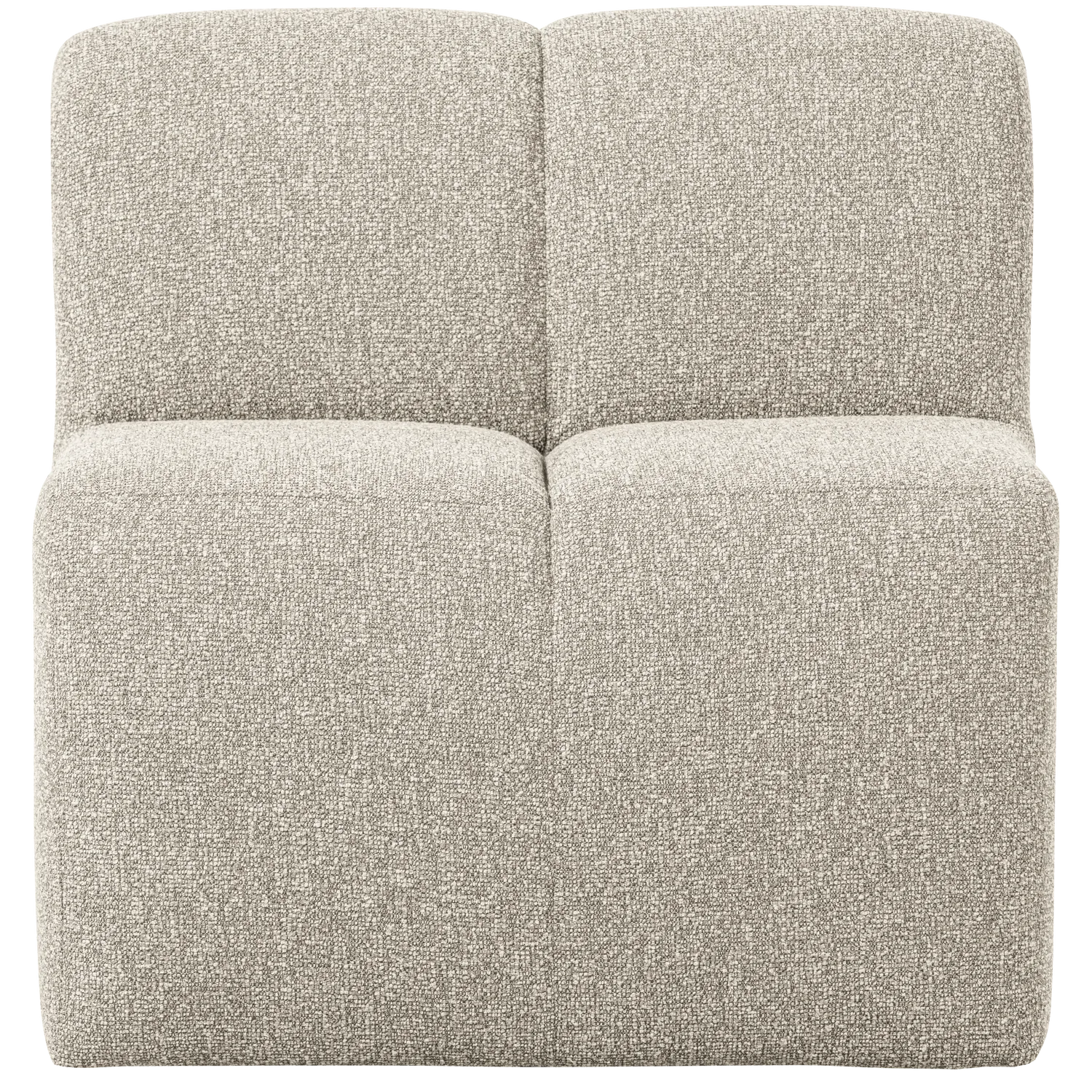 Woood Mojo Eetbank 84 Cm Met Rugleuning Boucle Beige Melange - KwaliteitWonen.nl