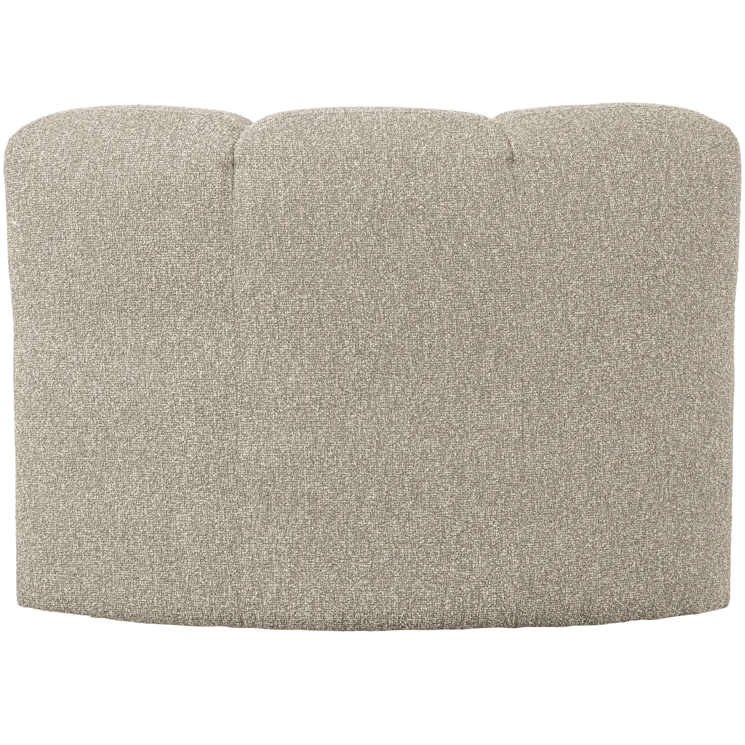 Woood Mojo Eetbank Hoek Met Rugleuning Boucle Beige Melange - KwaliteitWonen.nl
