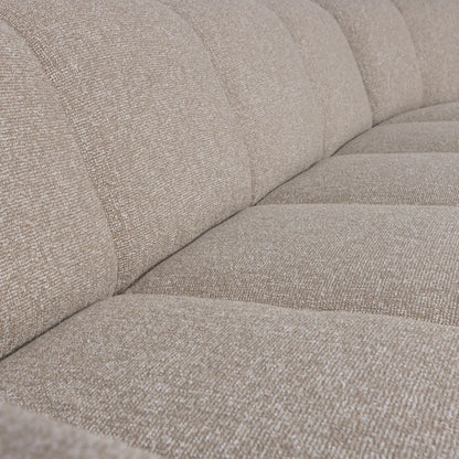 Woood Mojo Hoekbank Rechts Boucle Beige Melange - KwaliteitWonen.nl
