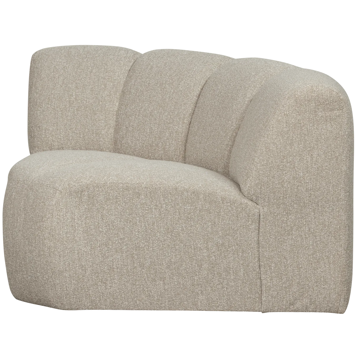 Woood Mojo Hoekelement Boucle Beige Melange - KwaliteitWonen.nl
