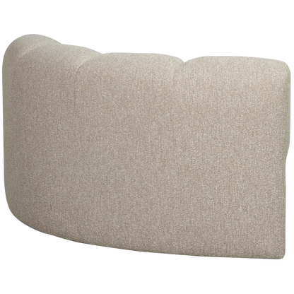 Woood Mojo Hoekelement Boucle Beige Melange - KwaliteitWonen.nl