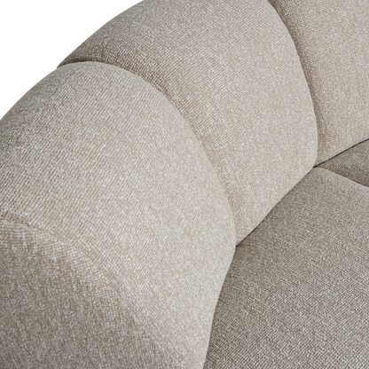 Woood Mojo Hoekelement Boucle Beige Melange - KwaliteitWonen.nl