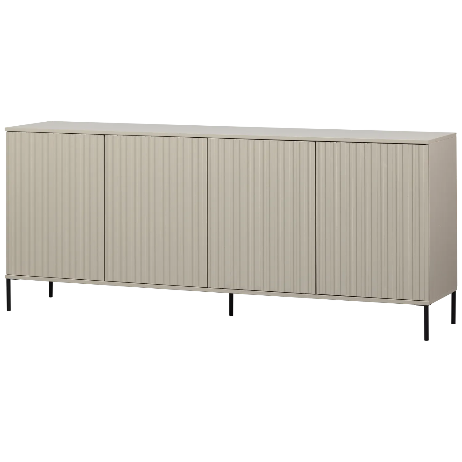 Woood New Gravure Dressoir 200cm Grenen Dust [Fsc] - KwaliteitWonen.nl