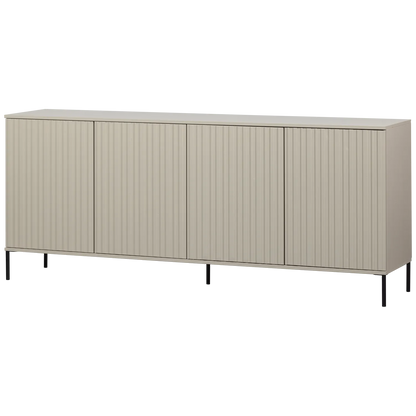 Woood New Gravure Dressoir 200cm Grenen Dust [Fsc] - KwaliteitWonen.nl