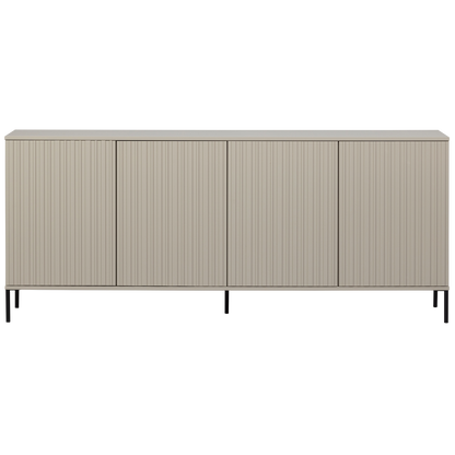Woood New Gravure Dressoir 200cm Grenen Dust [Fsc] - KwaliteitWonen.nl