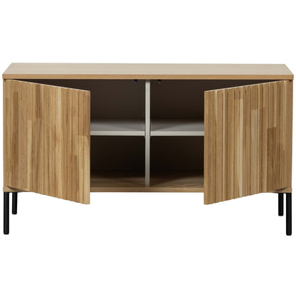Woood New Gravure Dressoir Tv Meubel 100cm Eiken [Fsc] - KwaliteitWonen.nl